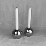 pair of vintage Ikea nässjö candlesticks