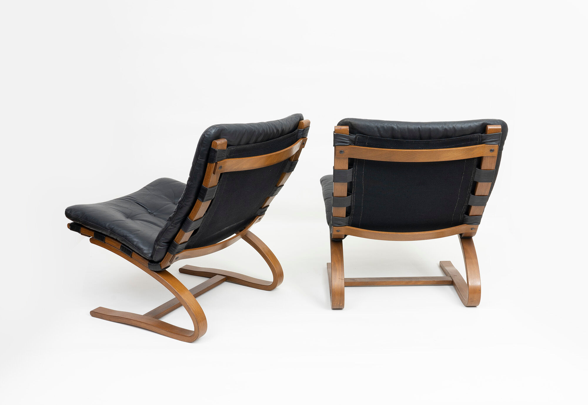 Set of 4 Kangaroo chairs, Westnofa, Norway 1970
