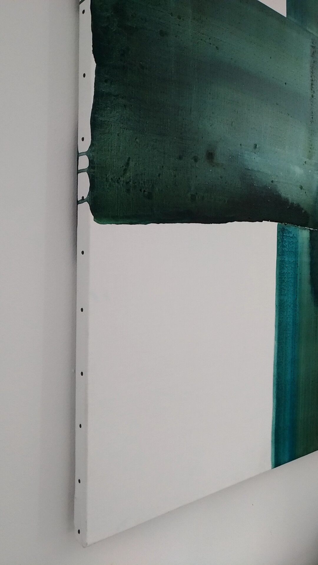 Painting on canvas - sawing #1