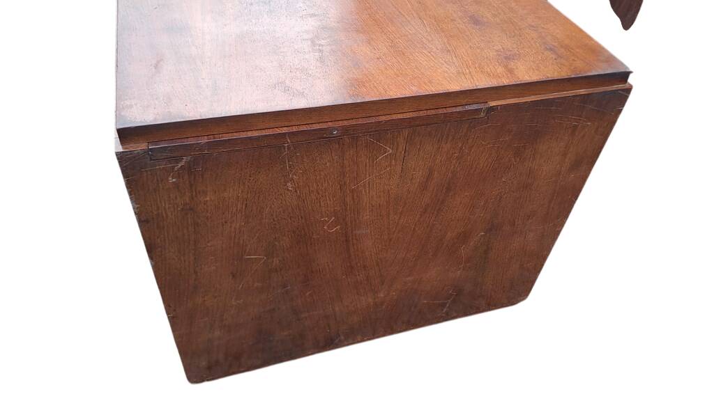 Art Deco walnut pedestal desk, 1930s