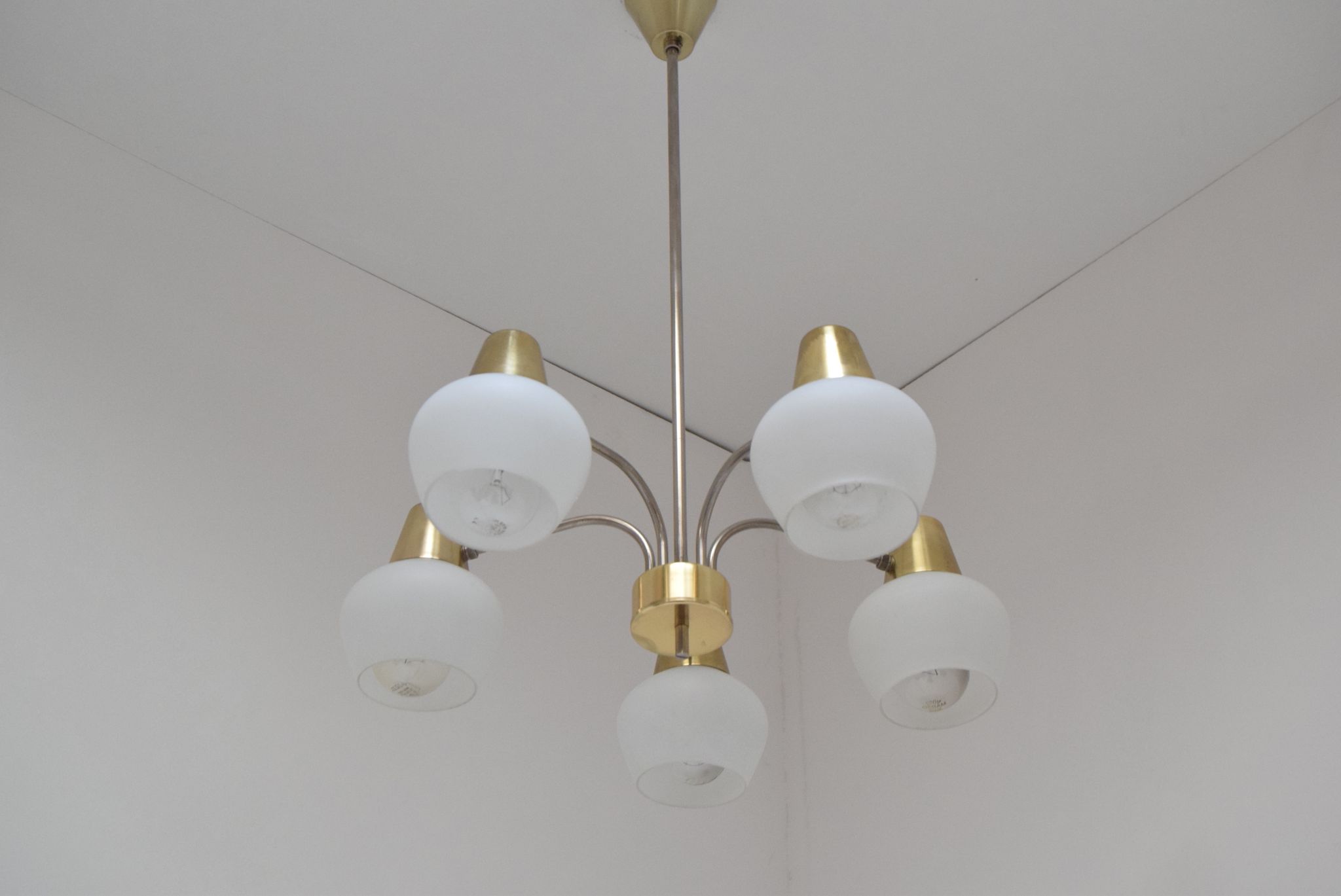 Mid-century Chandelier by Kamenicky Senov 1970's.