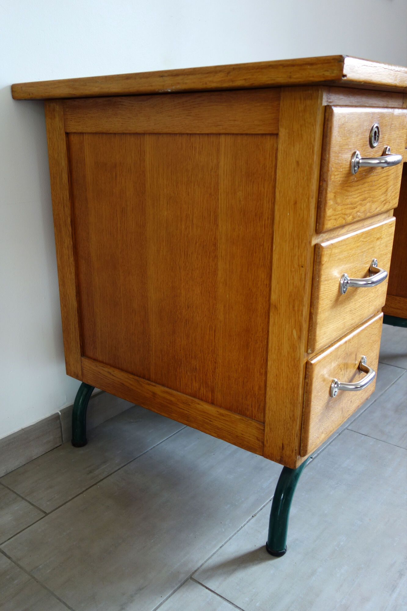 Vintage schoolmaster's desk