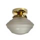 Vintage Art Deco Globe Ceiling Light