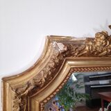 Former Golden trumeau mirror beveled 150 x 99