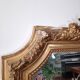 Miroir trumeau doré ancien biseauté 150x99cm