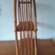 Rattan wall shelf