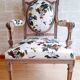 Fauteuil style Louis XVI rénové