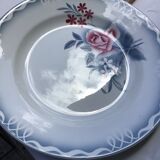 Flat Digoin model Olga gray and pink diameter 30cm