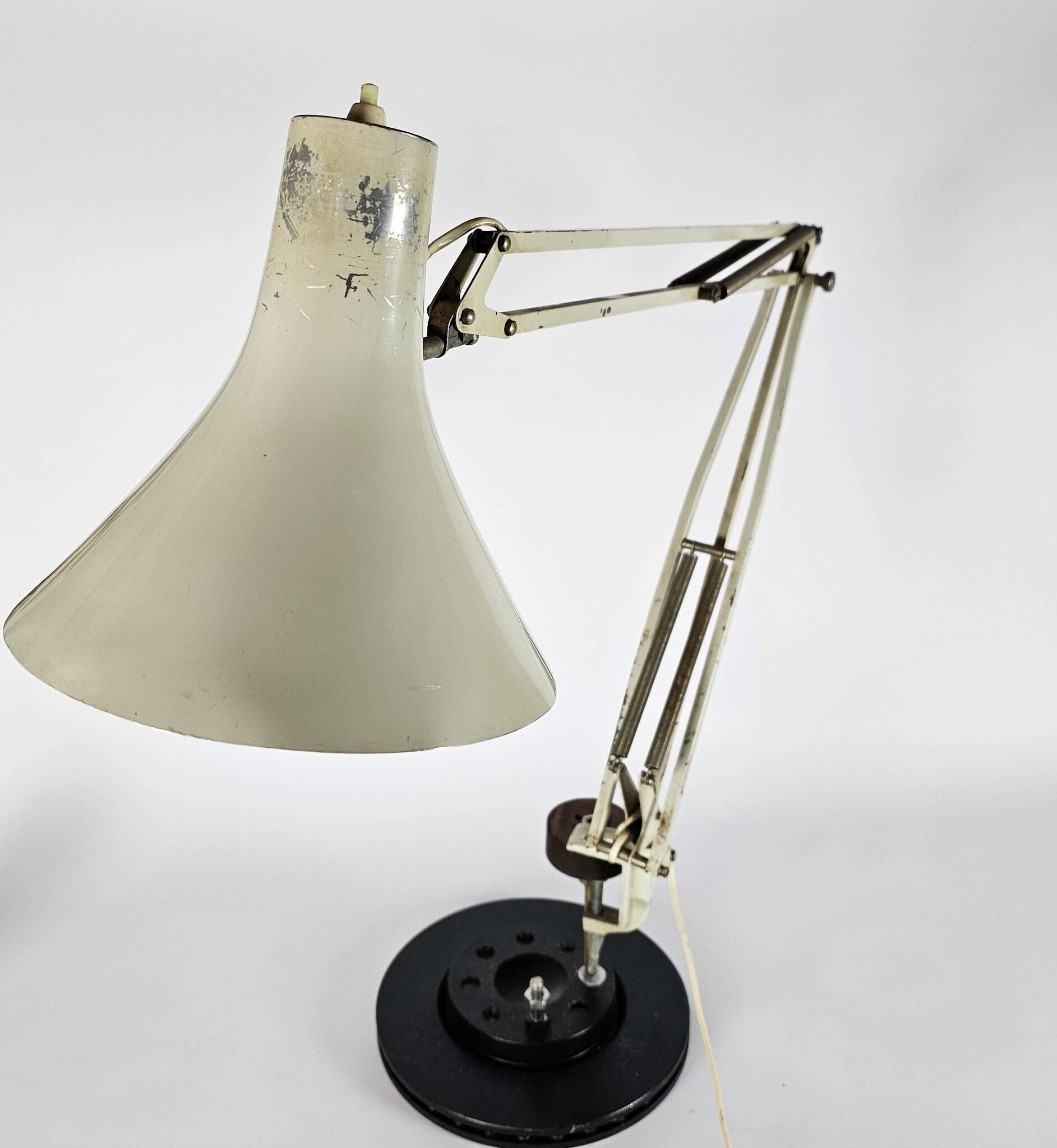 Philips - modèle NTD 36 - Louis Kalff - lampe de bureau - lampe d'architecte - métal - 1966