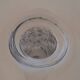 9 crystal water glasses from Baccarat Magenta Grain De Riz, height 15.5 cm.