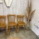 3 chaises Baumann dépareillées