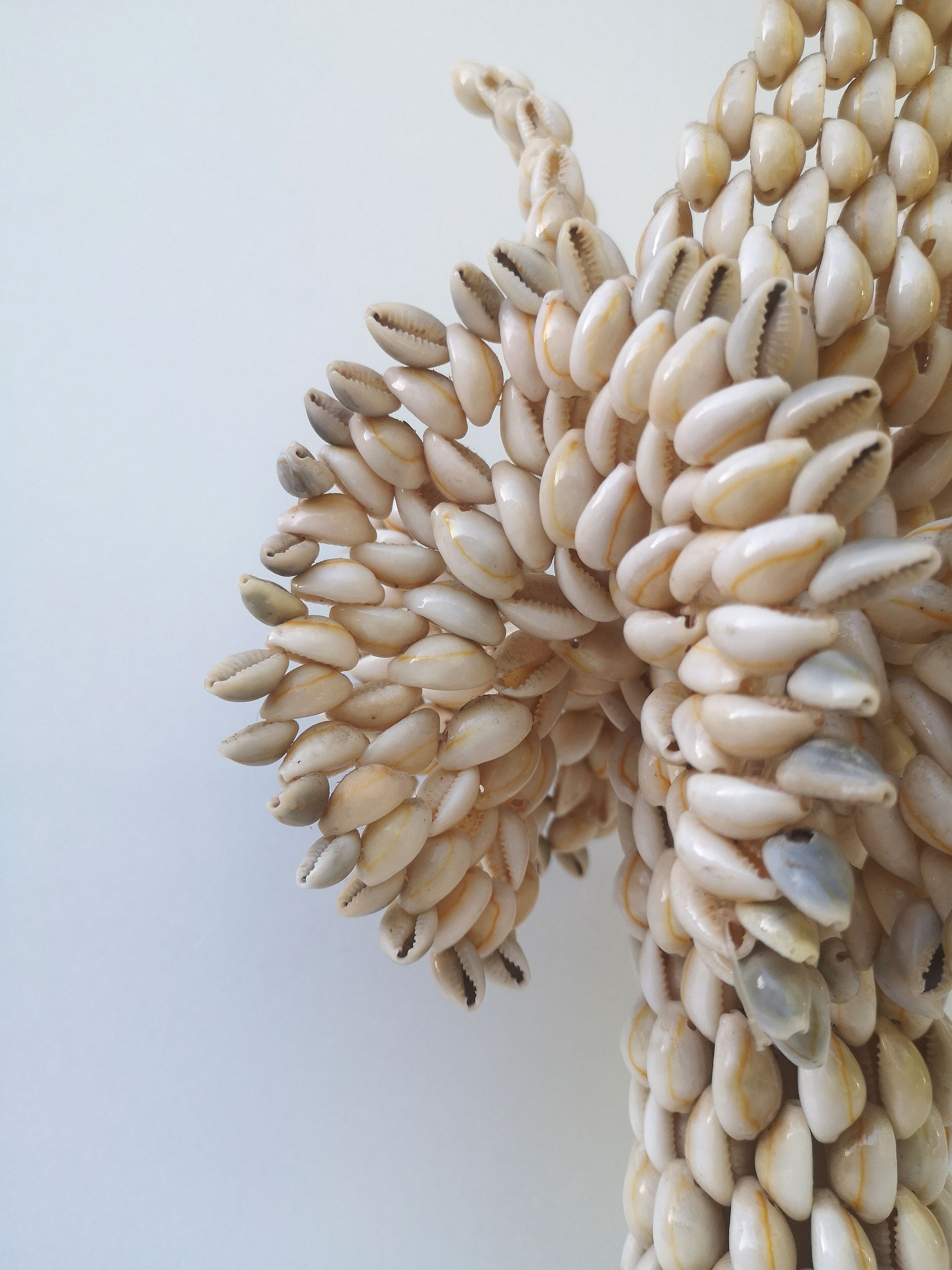 Vintage shell candle holder