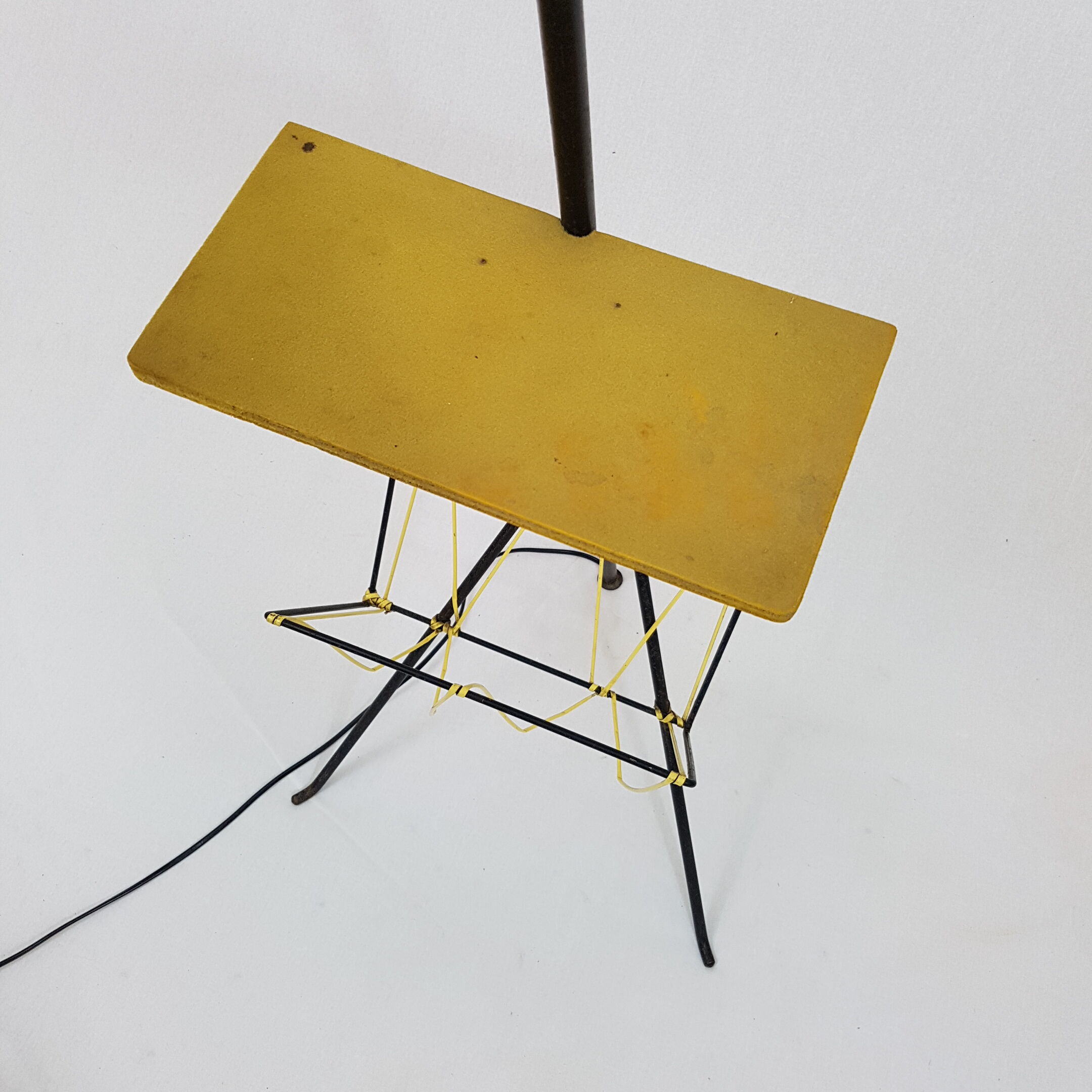 Lampadaire liseuse vintage scoubidou
