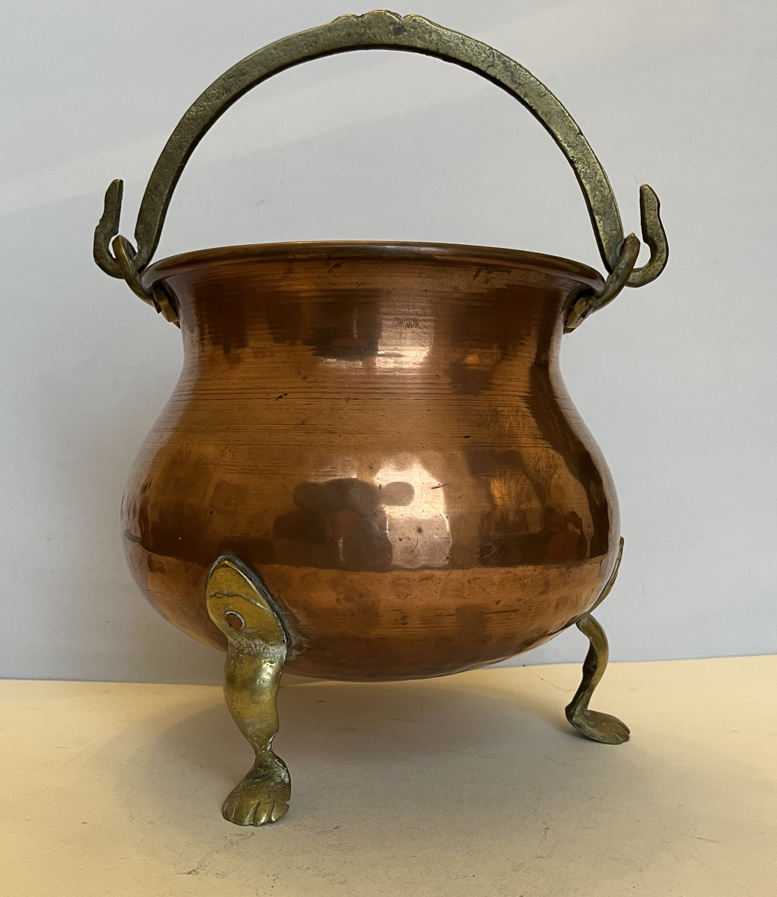 Copper cauldron - pot cover