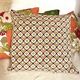 Vintage crochet cushion