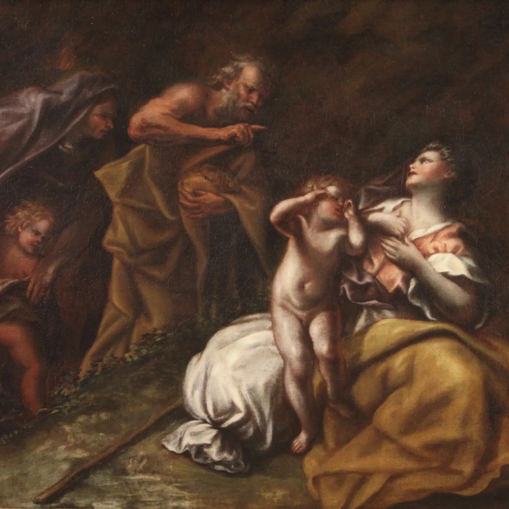 Religious painting from the 17th century
