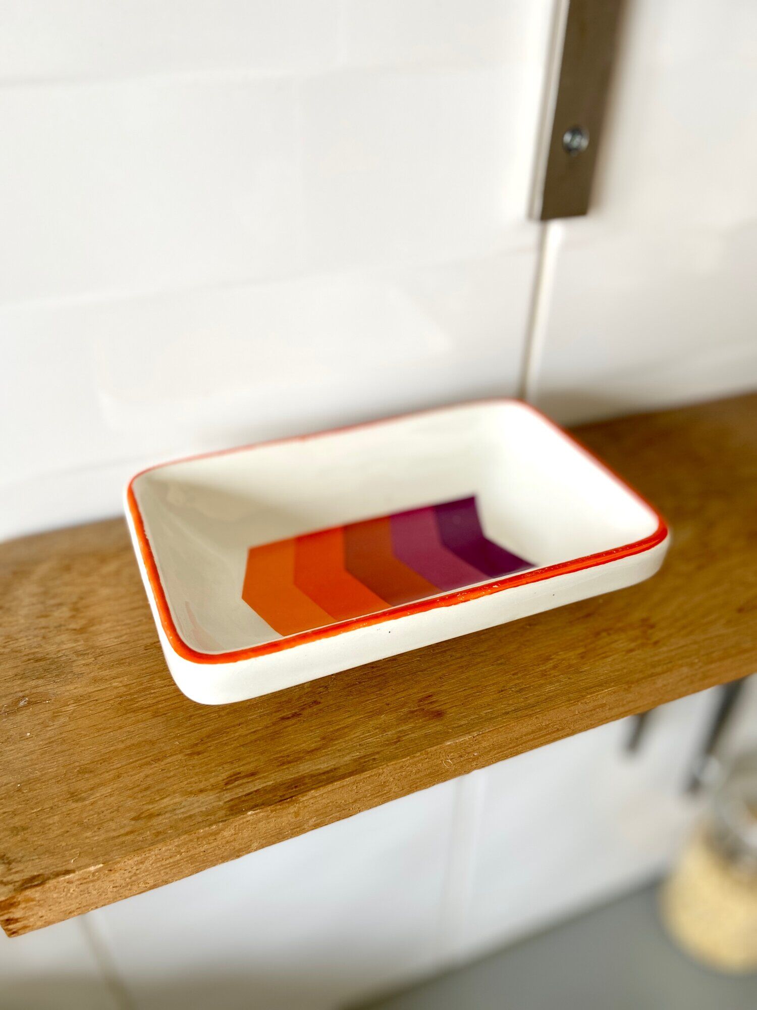 Ramequin Gien in porcelain - service "Arrows"