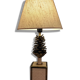 Lampe pomme de pin  circa 1970