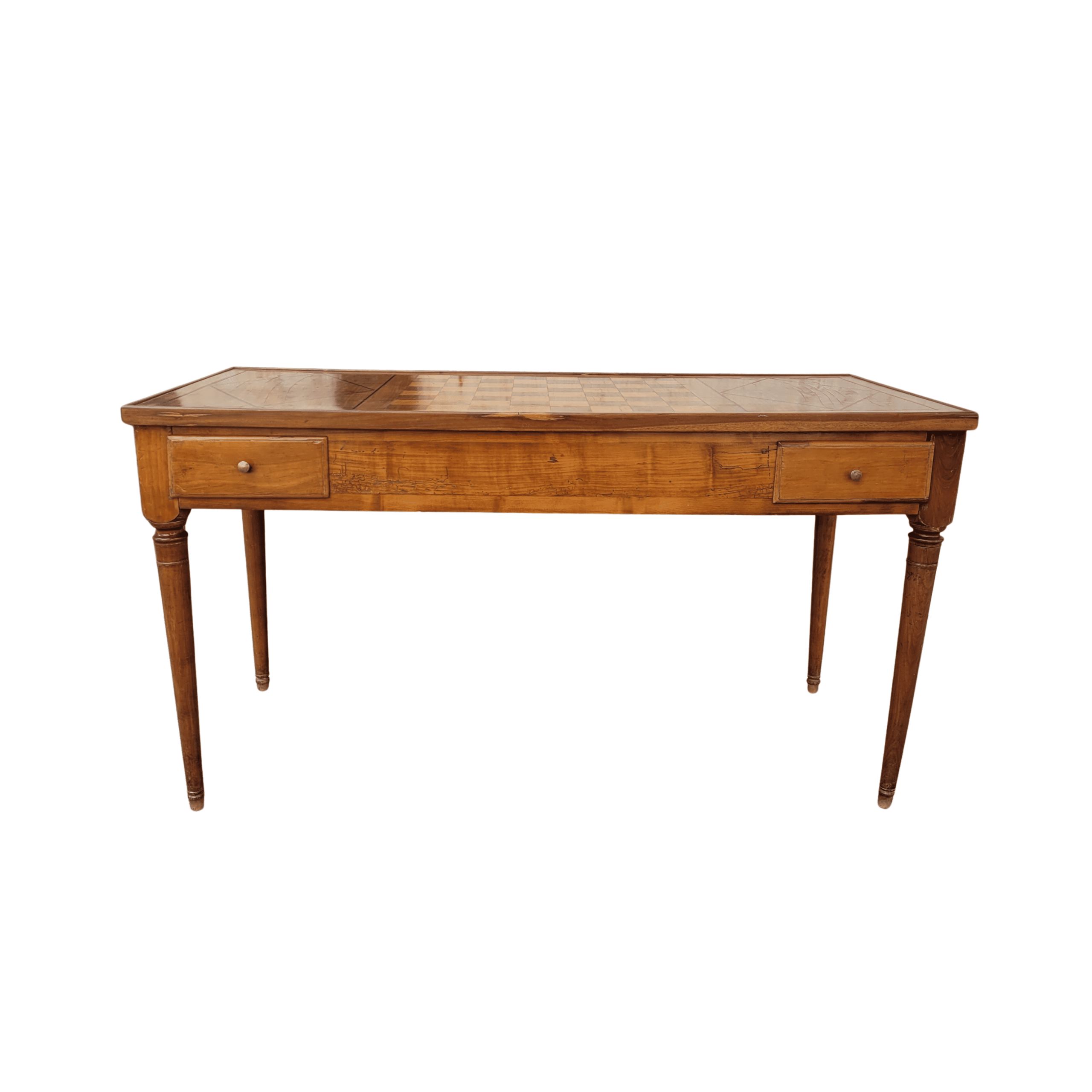Bureau / Tric Trac gaming table, precious wood, Louis XVI, circa 1800 – France