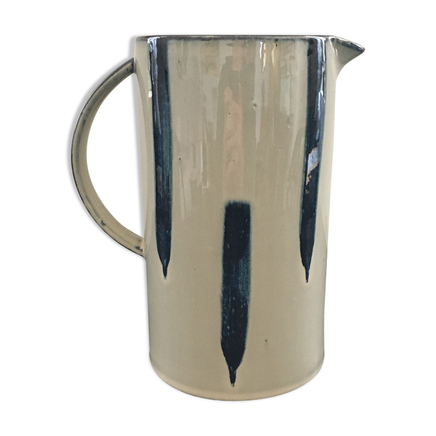 Scandinavian pitcher blue decor