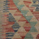 Tapis traditionnel oriental Kilim fait à la main laine beige géométrique Kilim- 60x89cm