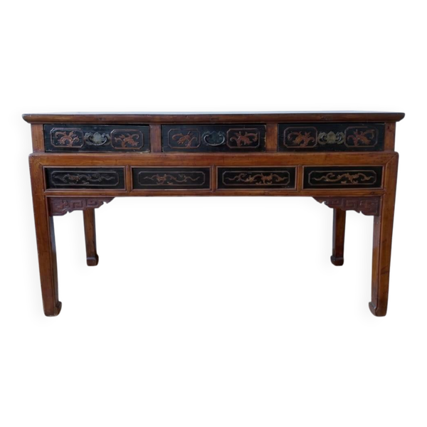 Console Extrême Orient 3 tiroirs