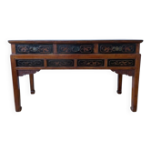 Console Extrême Orient 3 tiroirs