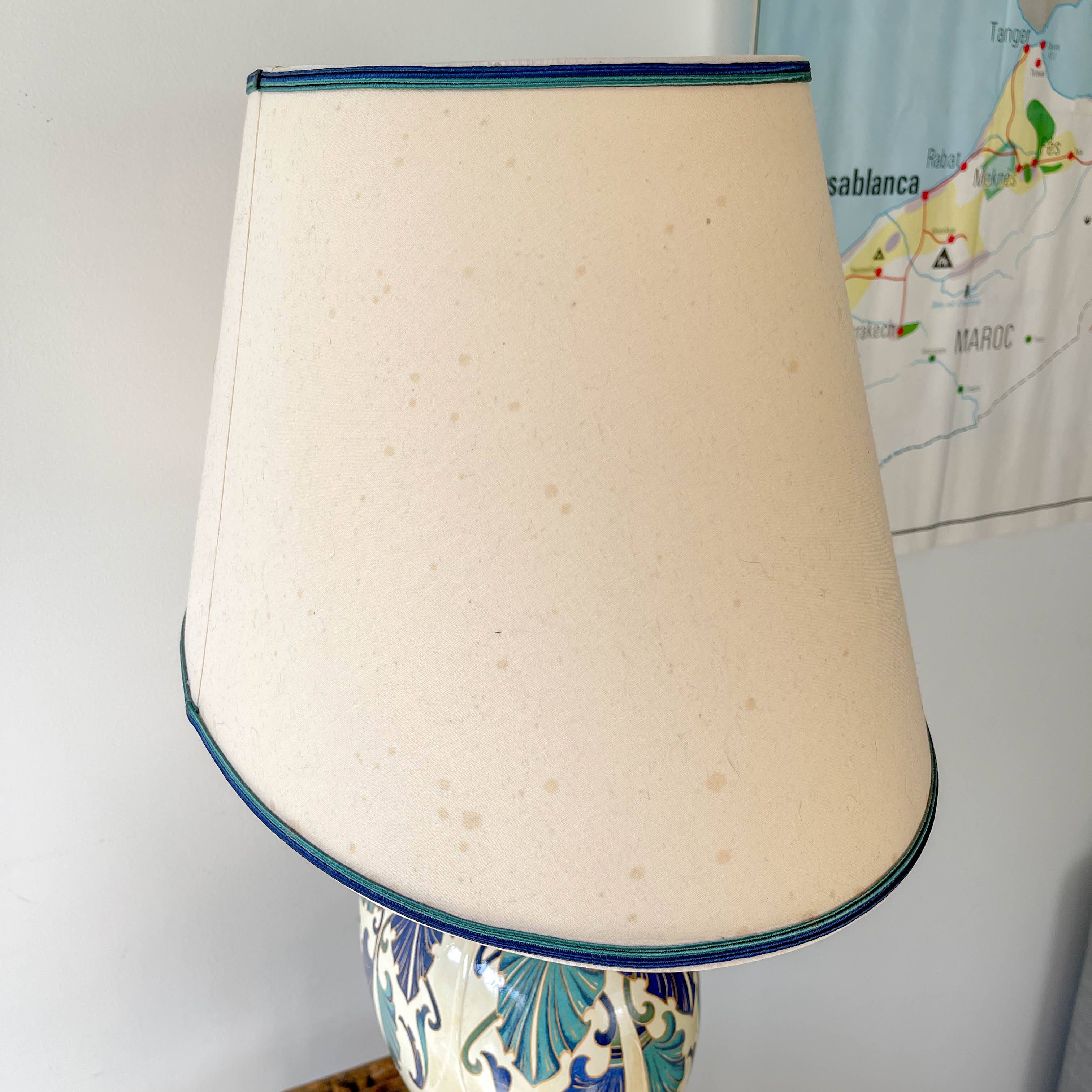 Vintage ceramic lamp Viva Villa – Nemesis model – Made in Italy 1980