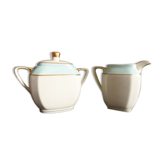 Limoges porcelain sweetener and milk jug