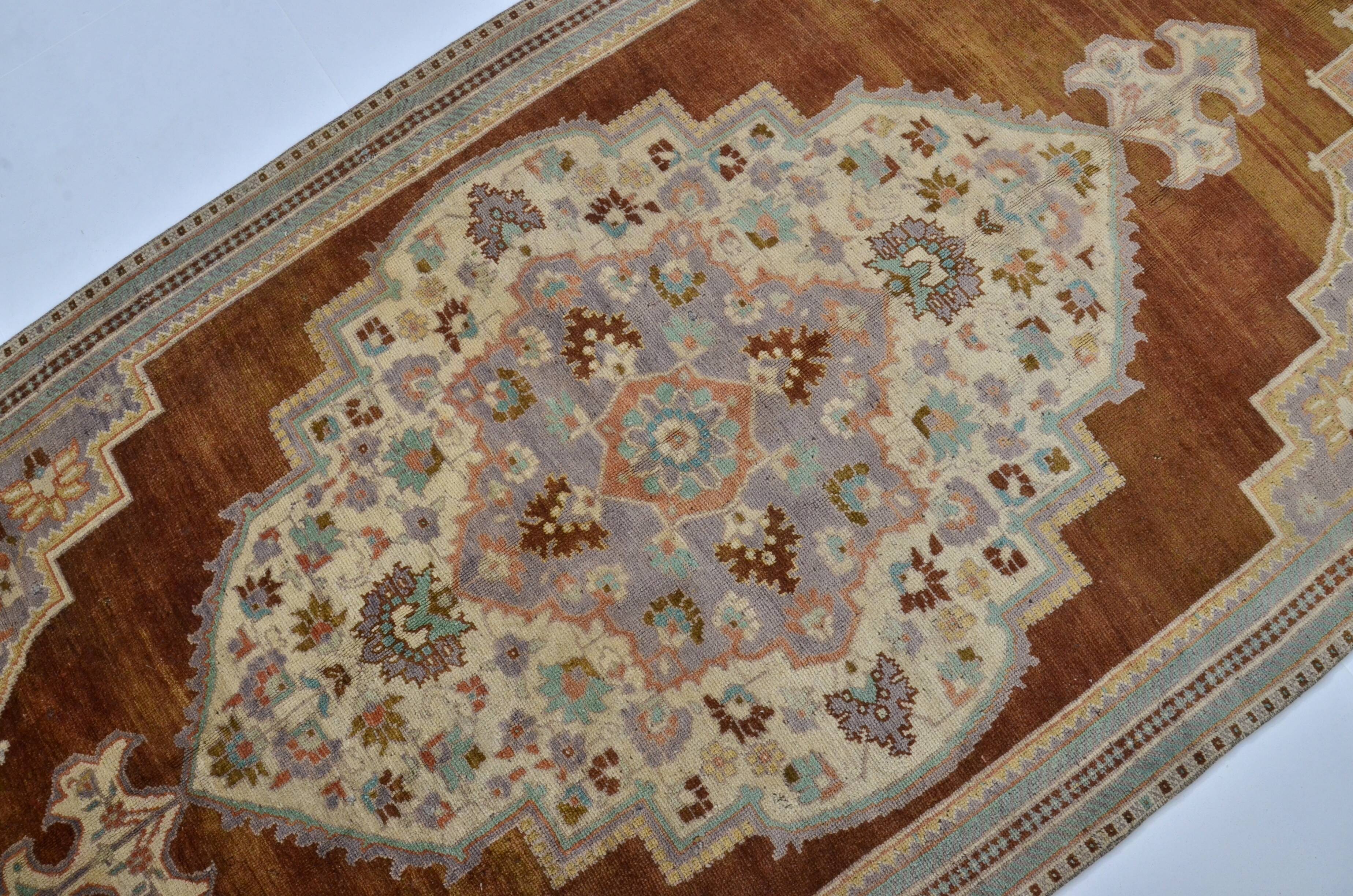 Turkish Oushak handmade rug sku 3568