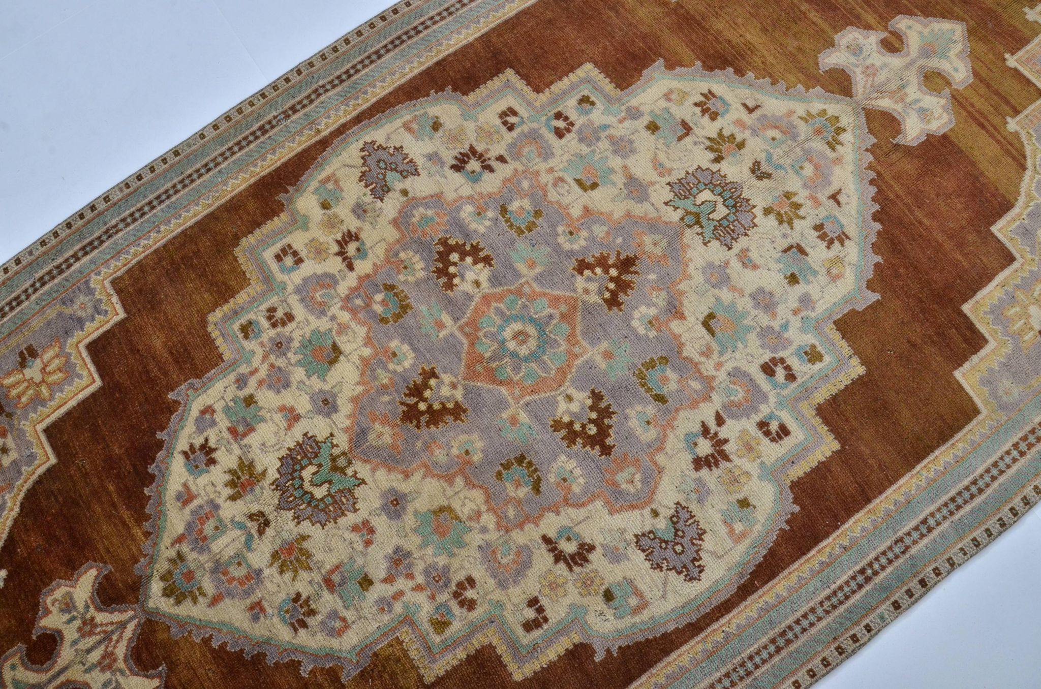 Turkish Oushak handmade rug sku 3568