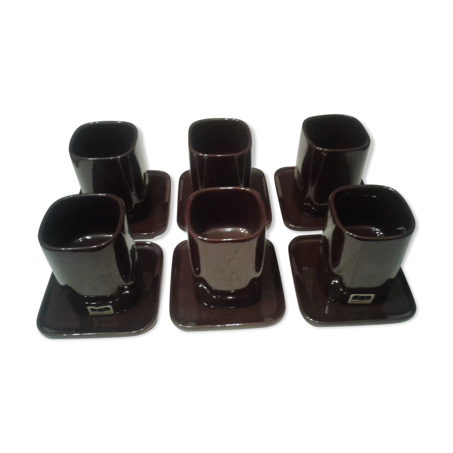 Coffee service Designer Makio Hasuike for Franco Pozzi ceramica 1967