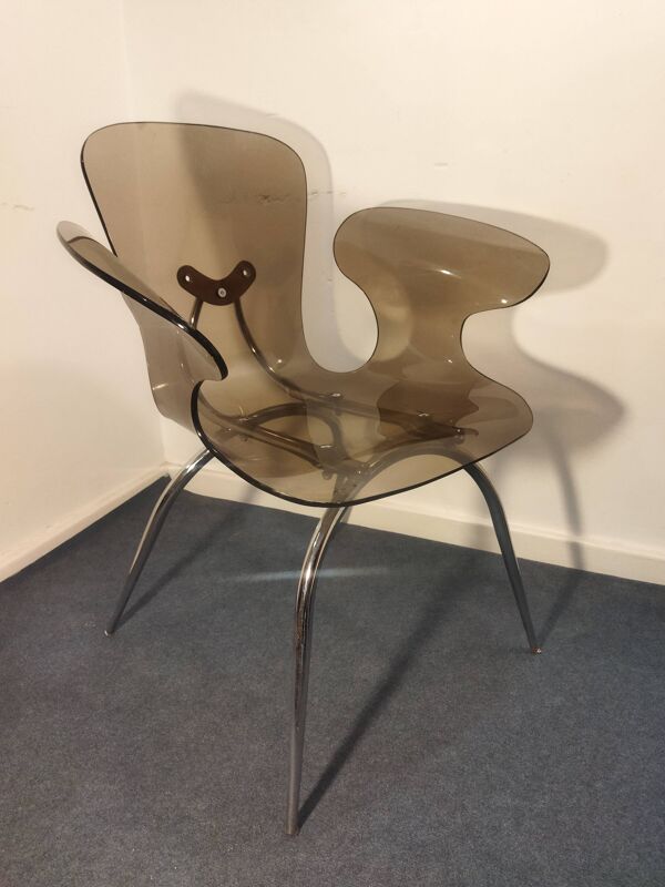 Chaise plexiglas design