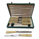 12 bakelite meat knives, 1970
