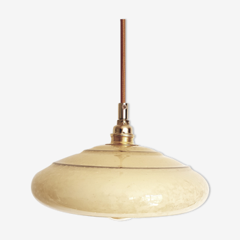 Suspension lampe baladeuse globe vintage