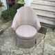 Vintage canvas toad armchair 1970