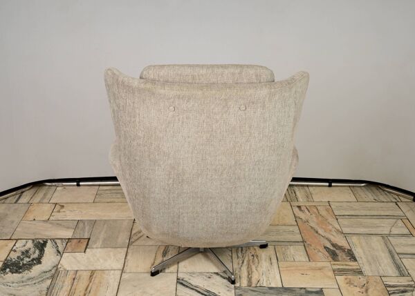 Chaise pivotante ushak par up zavody années 1960 tchécoslovaquie