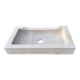 Cut stone sink