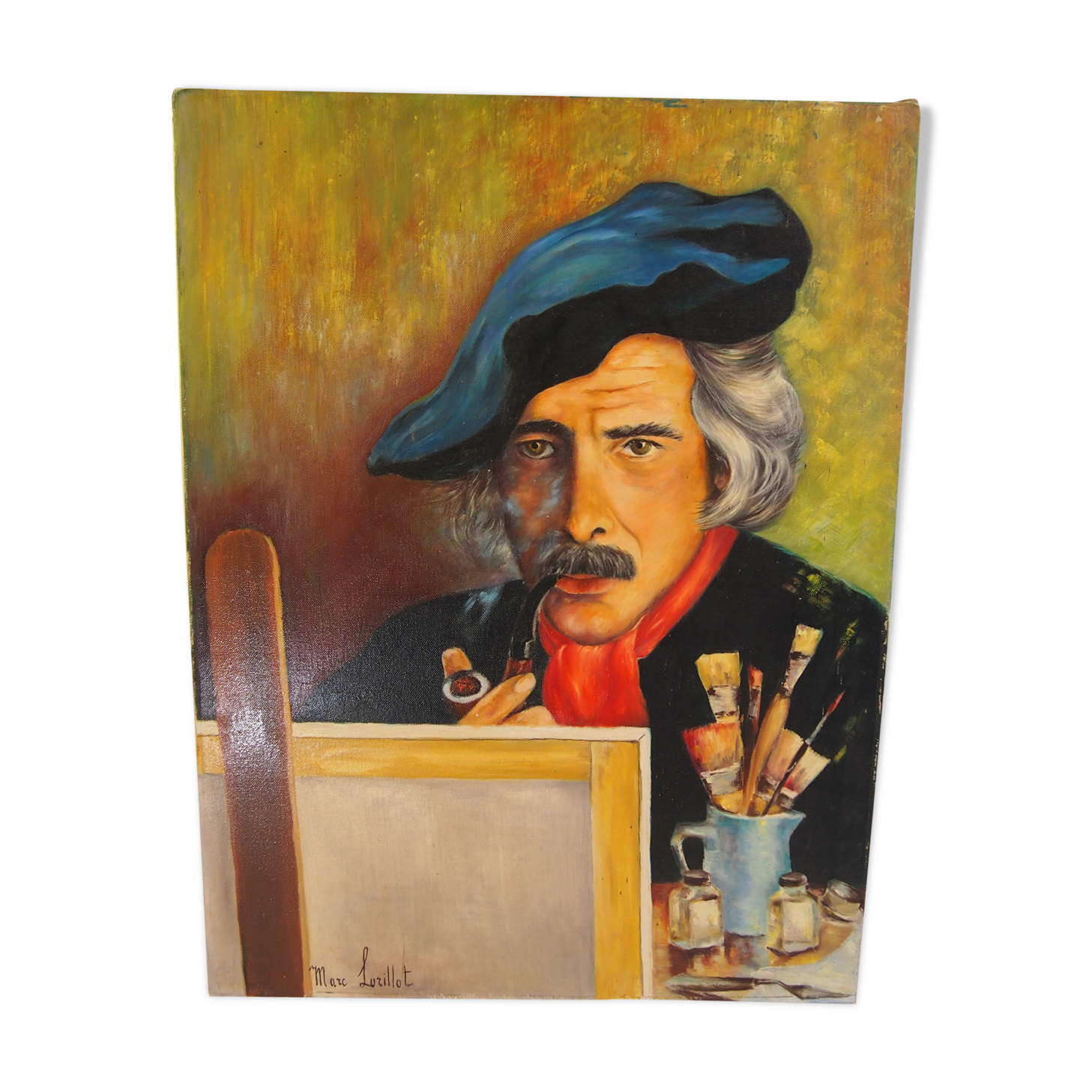 Oil portrait on canvas