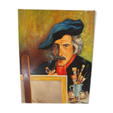 Oil portrait on canvas