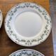 Set 6 flat plates badonviller model champagne