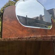 Vintage Art Deco walnut furniture from the 1940s-50s.