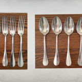 Ercuis cutlery - silver metal - forks and tablespoons