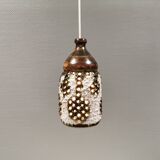 Danish ceramic hanging lamp from Kingo ceramics estimated 1980s.