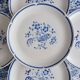 Set of 10 Moulin des Loups dinner plates, Alain