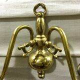 Pair of appliques 2 bronze lights in Dutch style