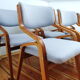 Ensemble de six chaises par L. Volák pour Dřevopodnik Holešov, Tchécoslovaquie, années 1960