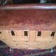 Leather armchair from the 1950s