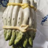 Plat à asperges en barbotine