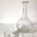 Carafe ronde en verre, à décanter ou à whisky